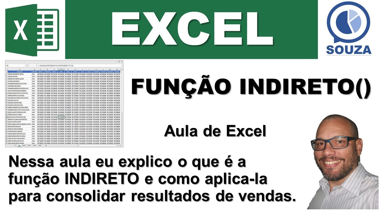 Função INDIRETO no Excel